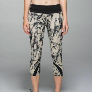 EUC LULULEMON ATHLETICA RUN INSPIRE Crop Il Great Granite Leggings